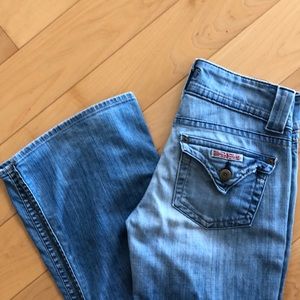 HUDSON jeans wide leg with slim fit. Sz 25